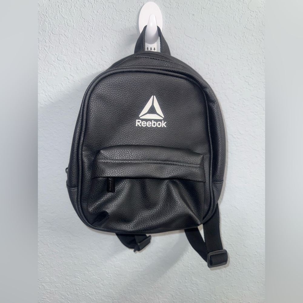 Reebok Black Mini Backpack Sleek Design